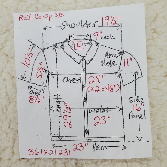 REI Co-op Shirt Mens L Metallic Maroon Short Sleeves Button Down - Picture 4 of 11